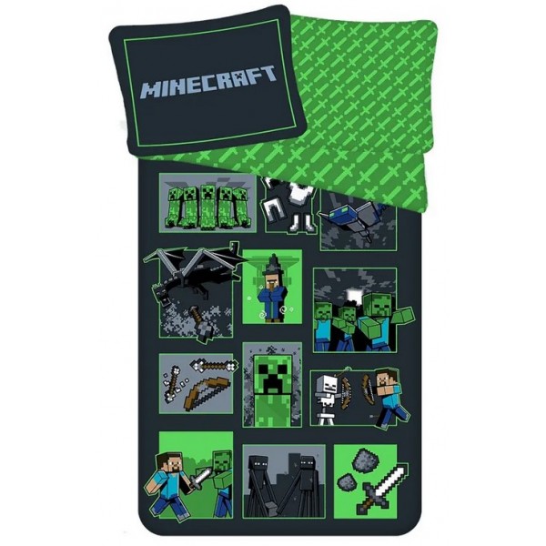 Patalynės komplektas Minecraft 140x200